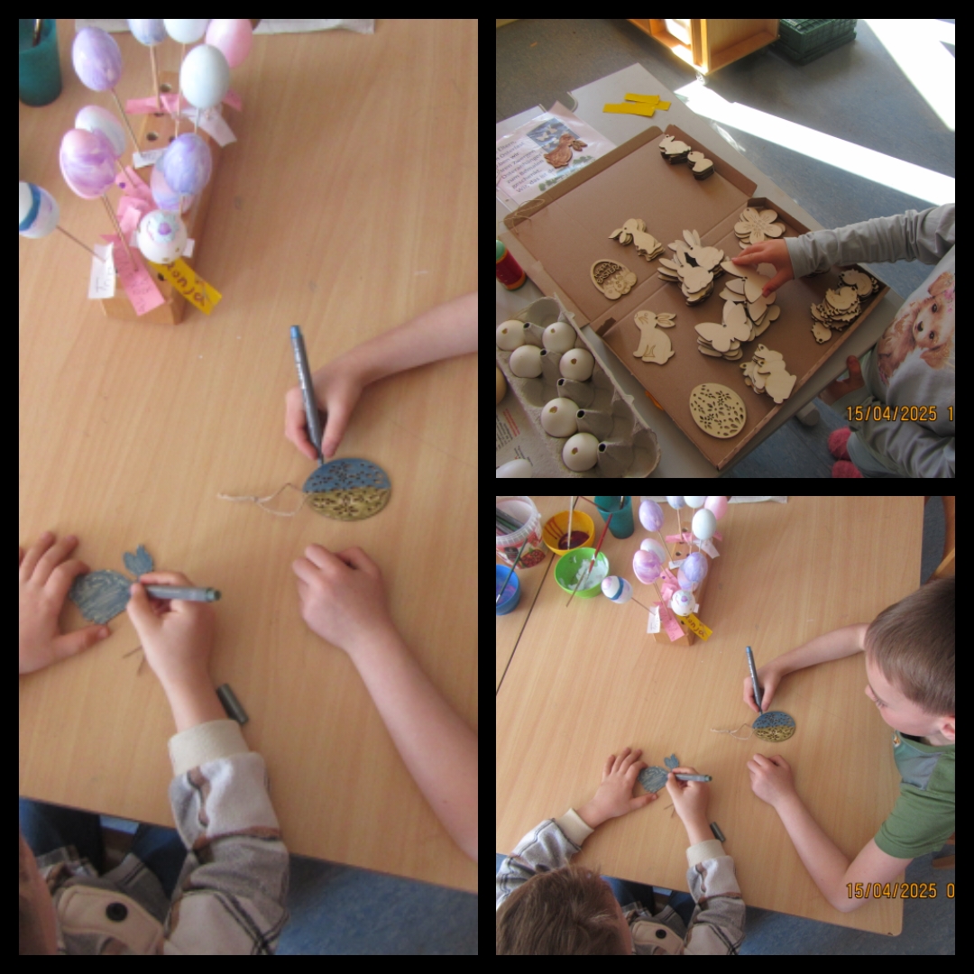 Osterschmuck Kita Borstel